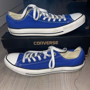 CONVERSE ALL STAR LOW SHOES HYPER BLUE SIZE 10 MENS
